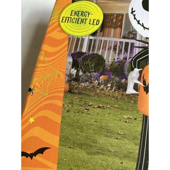 Nightmare Before Christmas Jack Skellington Gemmy Airblown Inflatable 5 Ft - Picture 4 of 12